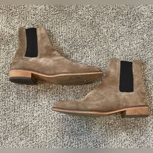 Men's Brown Suede Chelsea Boots